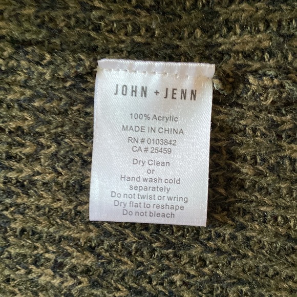 John + Jenn Cardigan Sweater in Olive Green - Picture 6 of 9